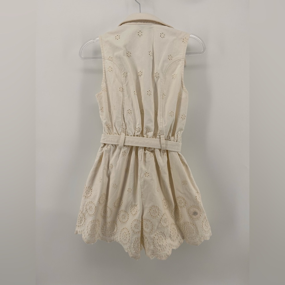 En Saison Isabella Womens Eyelet Denim romper Size S Small - Picture 7 of 12